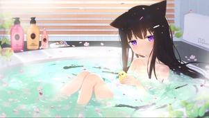 沐浴少女