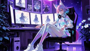 炫彩电竞少女