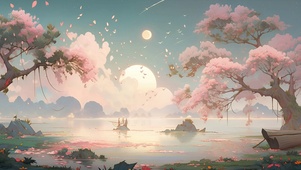 粉红色的世界
