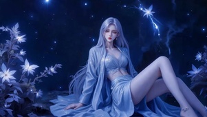 白发长腿女神