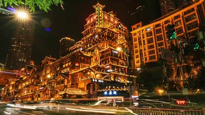 重庆洪崖洞夜景