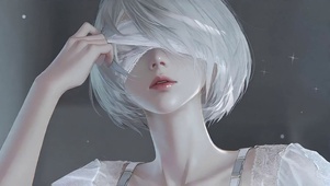 蒙眼2B