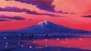 日落晚霞