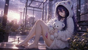 熊耳少女黄昏