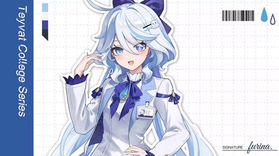 学院芙宁娜 画师：雪理