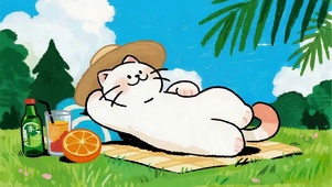 快乐的小猫