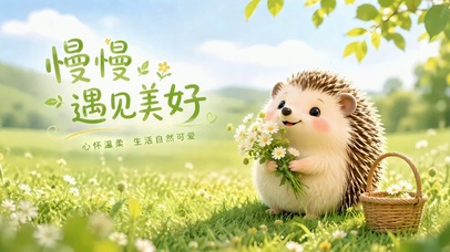 慢慢遇见美好：治愈小刺猬