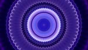【视觉系】紫色万花筒隧道