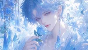 蓝调贵气美少年