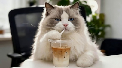 咖啡猫咪