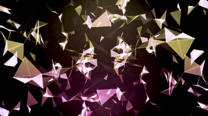 4K 高清 背景飞三角粒子