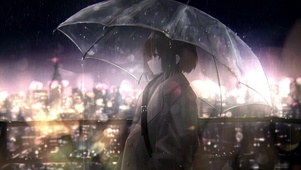雨中女孩