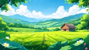 清新田园小屋