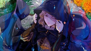 花园里的女孩