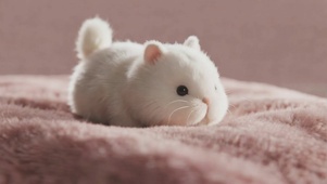 会摇尾巴的萌兔