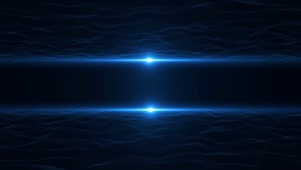 对称蓝色波浪粒子