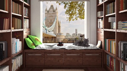 伦敦书店和咖啡馆氛围