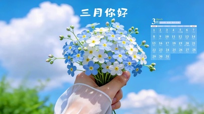 三月你好