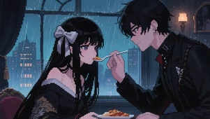 像素画风哥特萝莉