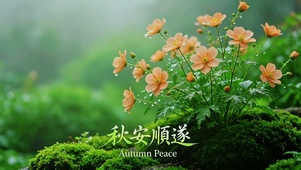 秋风秋雨秋花秋安