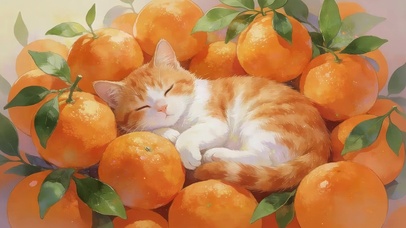 橘子猫咪
