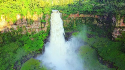 唯美壮观护眼瀑布 4K