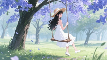 紫藤少女