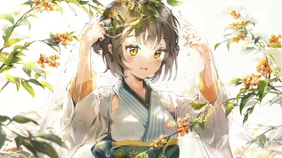 日系清纯采花少女