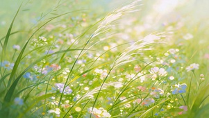 芳草漫春野 护眼
