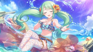泳装少女