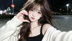 比心可爱少女