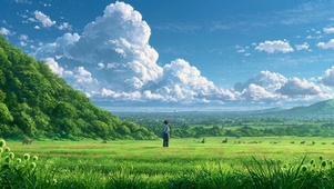 绿色田野少年