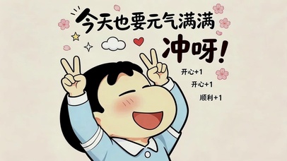 今天也要元气满满