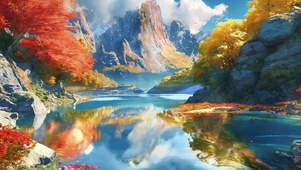 美丽湖泊