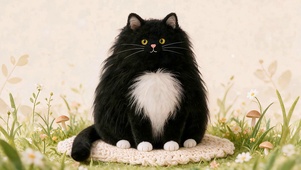 花间小黑猫
