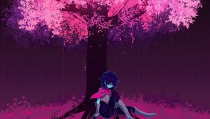 树下女孩