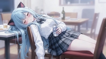 醉酒猫雨雫