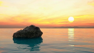 夕阳湖