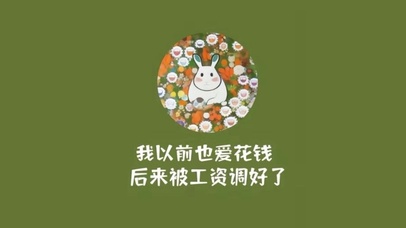 工资调好了爱花钱