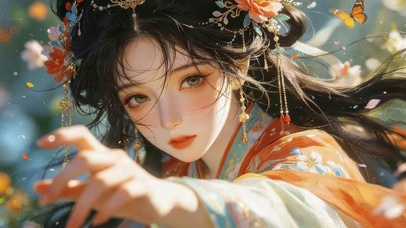 可爱古风女孩
