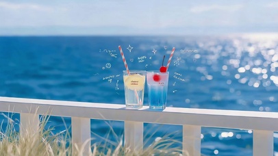 海边的鸡尾酒