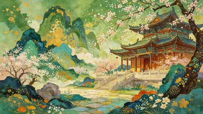 治愈古风风景