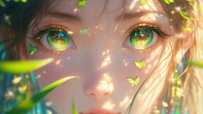 风把星光吹进眼里