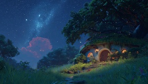 梦幻林中小屋