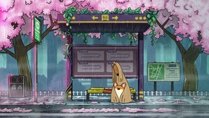 柯基躲雨-柯基动画