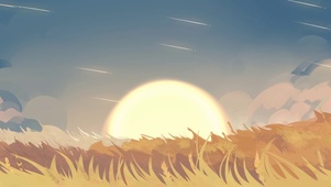 夕阳