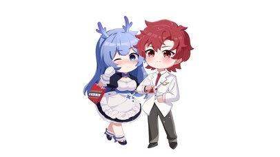 瑞幸&茅台Q版-画师：药璃