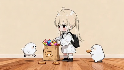 可爱小女孩