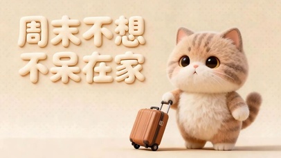 周末不想呆在家