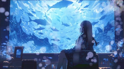 水族馆女孩